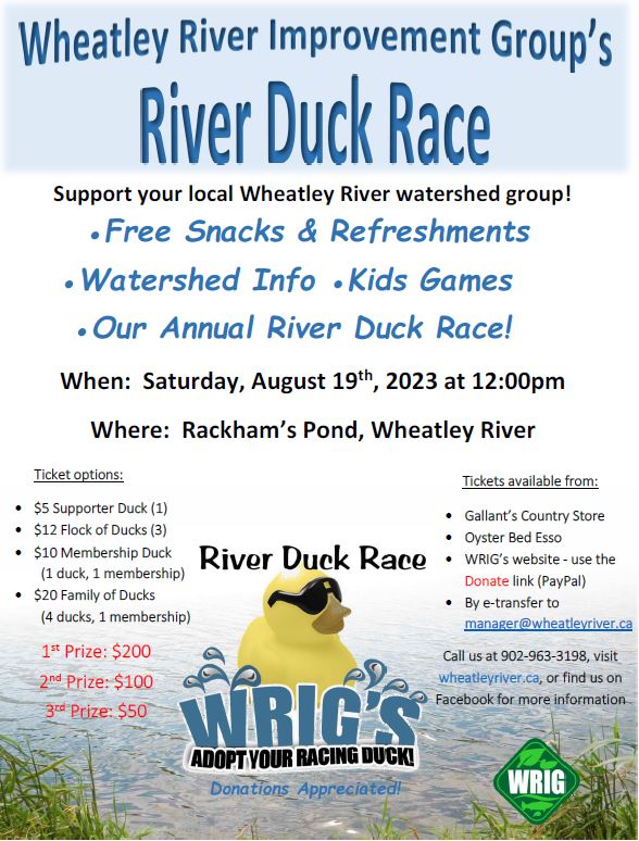 River Duck Race! @ Rackham's Community Pond